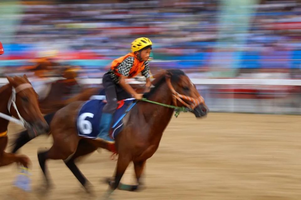 比赛惊险激烈,观众热情喝彩 比赛惊险激烈,观众热情喝彩