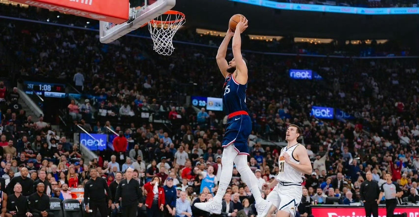 快船惨败开拓者，吞下四连败